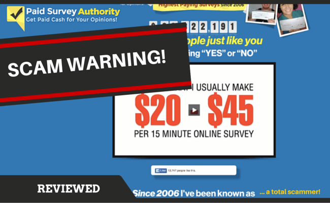 The 'Paid Survey Authority' Scam Is Busted! - Affiliate UnGuru